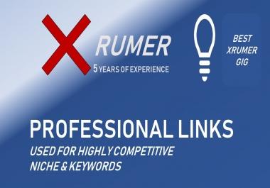 I will create 35000 Xrumer links for professional SEO service