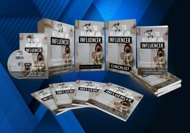 How To Become An Influencer,  Video Course & Reselling Rights Instant Download