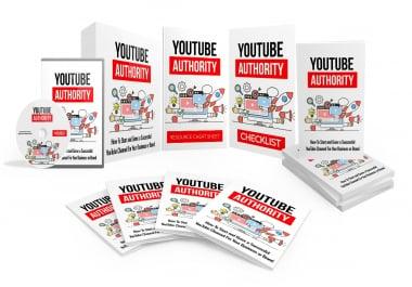 I will give you YouTube Authority,  Video Course & Reselling Rights Instant Download