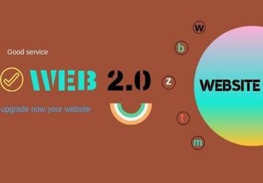 I create 5 high DA web 2.0 Backlinks