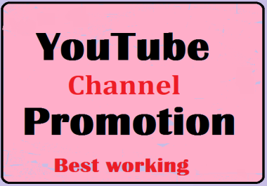 I Will Provide YouTube Account Promotion with worldwide users