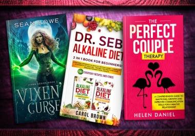 I will design stunning book cover,  kindle or ebook cover