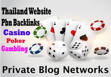 Judi Bola Online/ Casino/ Poker/ Gambling Site 800 Homepage Pbn Backlinks All Unique Domains