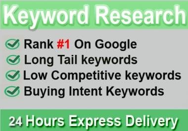 Complete Keyword Research And Competitor Analysis