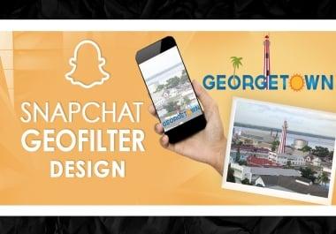 I will Design Geofilter for Snapchat