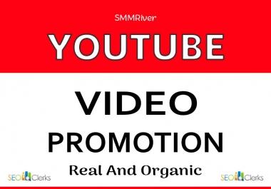 YOUTUBE VIDEO PROMOTION REAL AND ACTIVE AUDIENCE WITH INSTANT START