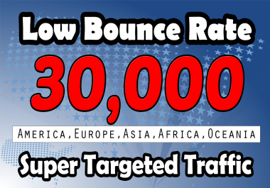 30K Keyword Targeted Google Organic Web Traffic for