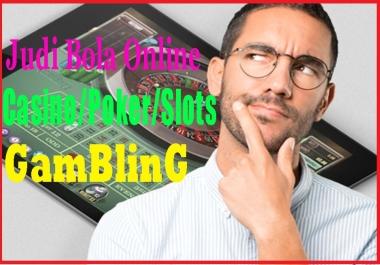 Judi Bola,  Casino,  Poker,  Gambling 150 PBNs Post Backlinks With Unique Content