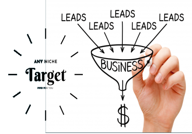 100 Targeted LEAD GENERATION for your any niche related campaign