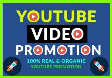 YouTube Video Promotion Worldwide Real Active Audience