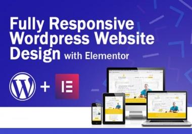 All Completed Responsive Any WordPress Website Design