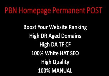 2021 Exclusive 5 Homepage Permanent PBN Post UNIQUE Domain with High DA TF CF Authority Backlinks