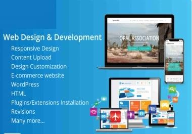 I will develop responsive wordpress website, sports, entertainmen or business.