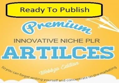 Get 100,000 Ready To Publish PLR Private Label Rights Articles