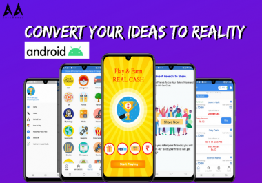 I will design and develop android app Android App Development Services