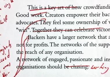 I will rewrite/copy edit your fictional,  non-fictional or academic piece