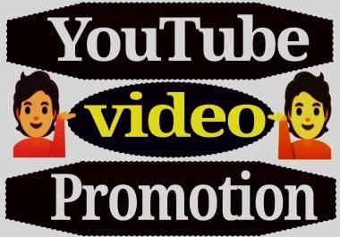 YouTube video marketing via world wide real users