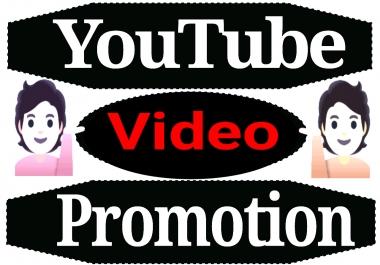 Non drop YouTube video promotion and social media marketing