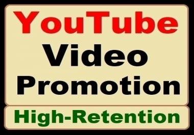 YouTube Video Promotion Organic and the Best Service