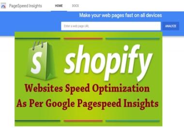 Shopify website speed optimization