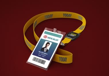 ID Card Design Professional within 24 hours