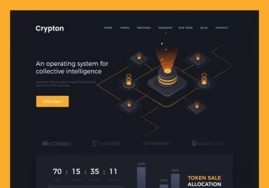 I will design and develop modern website with latest way