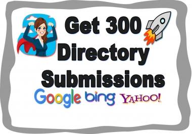 Get 300 Powerful Directory Submissions