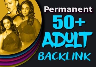 Create 150 Adult SEO Permanent Backlink with 500 adult Website Traffic From USA,  UK,  Canada