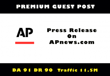 Publish Guest Post/Press Release on Apnews,  Apnews. com DA 92