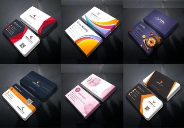 I will design business card letterhead and branding stationery items