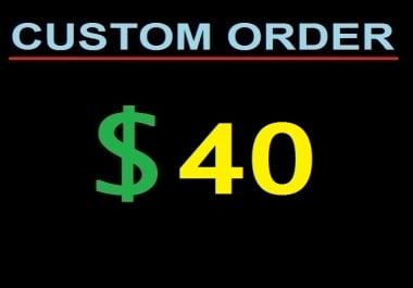 Custom order for my buyer do not buy if you not talked with me