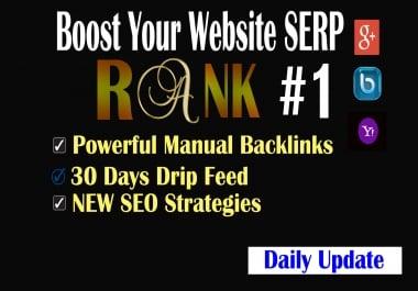 Rank - SUPER QUALITY Ranking to Skyrocket Website FAST with BONUS - Updated Manual Authority links
