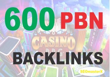 PBN - 600 Unique PBN Post Betting,  Judi Bola,  Casino,  Poker Package - Speedy PBN with Bonus