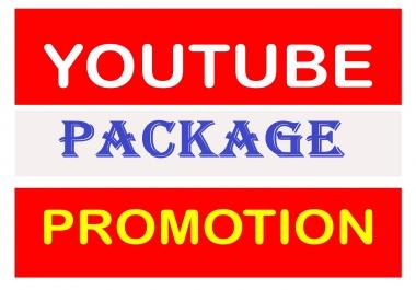 Natural YouTube Video Promotion Pack All In One Super Fast