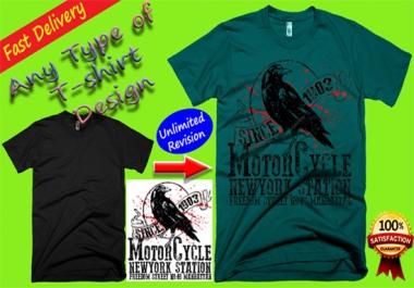 I will make nice T-shirt design