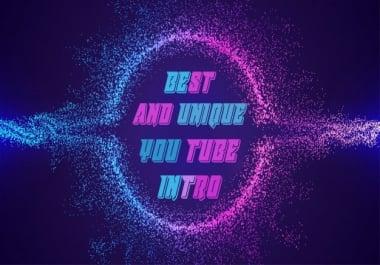 Make a intro Video for your youtube and all type intro