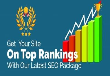 Premium & Latest SEO Package 2021-Get On Google First Page,  By White Hat SEO Techniques