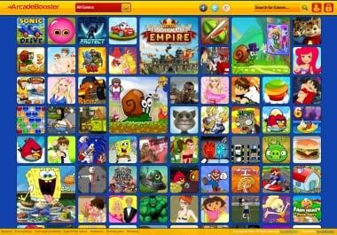 Create your own arcade games online website