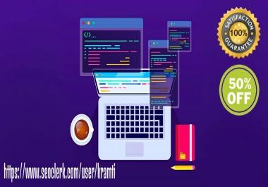 I will design creative one page or landing page website