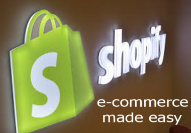 I'll create shopify automated dropshiping store or shopify website or shopify eCommerce store