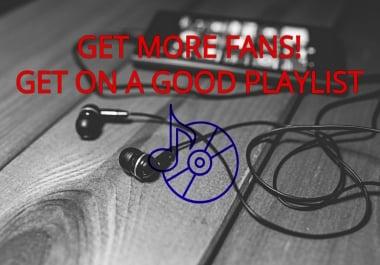 Add Your Song To A 6,000 follower Hip Hop Playlist