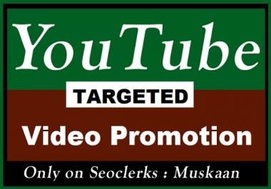 Targeted YouTube video Promotion in UK,  USA,  Italy,  Australia,  CANADA Etc Top Country's