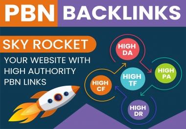 Create 10 HIGH AUTHORITY PBN Backlinks