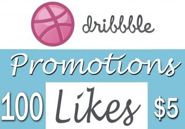 Buy 100 Dribbble Hearts to Your Shots