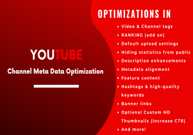 Channel Meta Data Optimization Channel SEO for Grow Faster