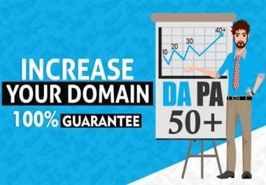 I will increase domain authority moz da 40 plus