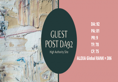 I will publish a guest post on Behance da92 manually