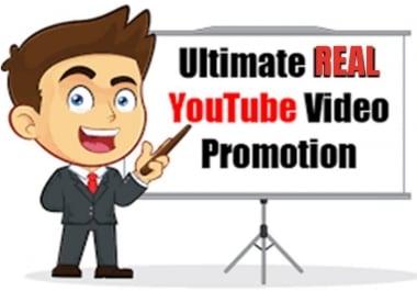 Get Ultimate Real YouTube Video Promotion