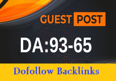 Manually DA90 PA80 write and publish guest post on Dofollow backlinks site
