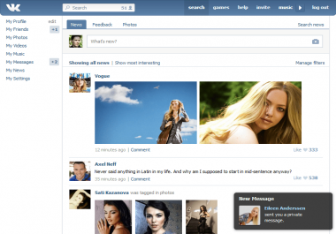 Write and Publish Post Russian Social blog on VK. com